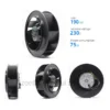 Ball Bearing, R2E190-AO26-05, 230V, 190x71mm, 50/60HZ - view 2