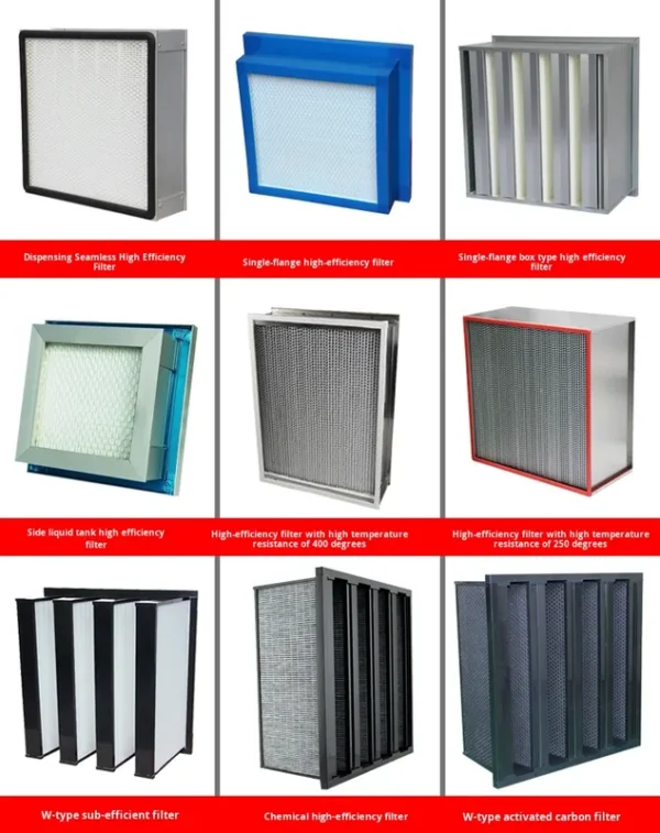 Bank Ahu Filter, F7, 99.995%, 1055x79x950mm, HVAC - view 5