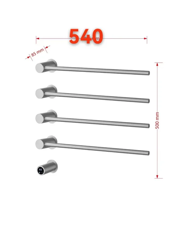 Bars Thermostatic Control Heater, ELOILO, Wall - view 5