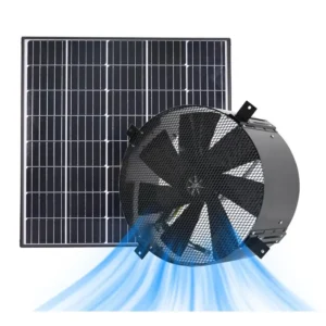 Basement Wall Extract Fan, 24V, Solar