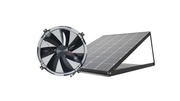 Basement Wall Extract Fan, 24V, Solar - view 4