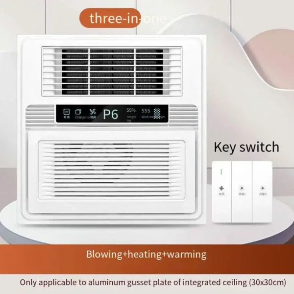 Bathroom Ceiling Heaterceiling Heater, 300*300mm, 120V - view 2