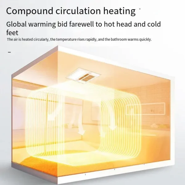 Bathroom Ceiling Heaterceiling Heater, 300*300mm, 120V - view 6