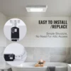 Bathroom Exhaust Fan, 110, CFM, Ceiling - view 6