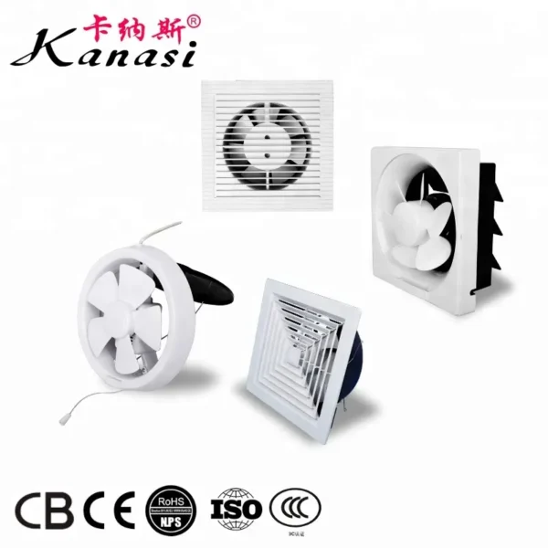 Bathroom Kitchen Silent Extractor, KNS, Plastic - view 6