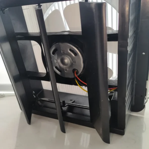 Bathroom Shutter Exhaust Fan, Plastic, Axial - view 3