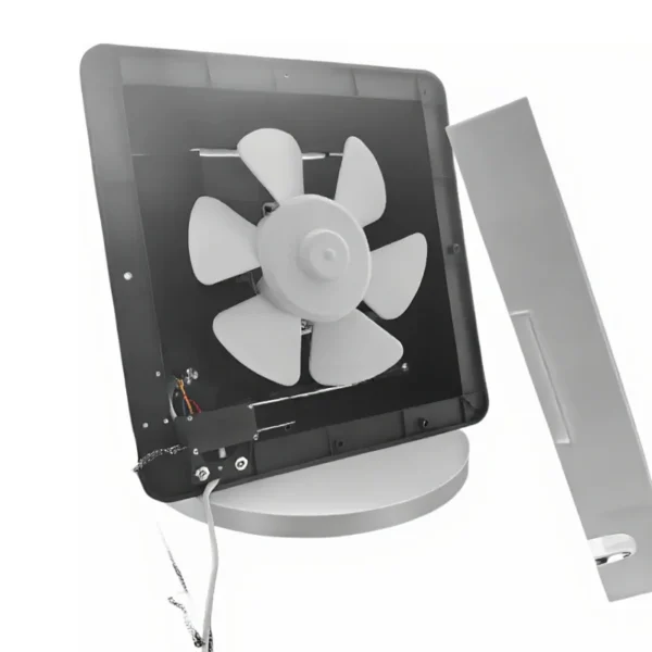 Bathroom Shutter Exhaust Fan, Plastic, Axial - view 6