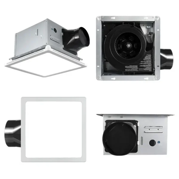 Bathroom Ventilation Exhaust Fan, 120v, 15W, 5CCT, Ceiling - view 2