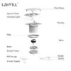 Bathroom Wallwindow Exhaust Fan, LAVFILL, 110V, Electric - view 4