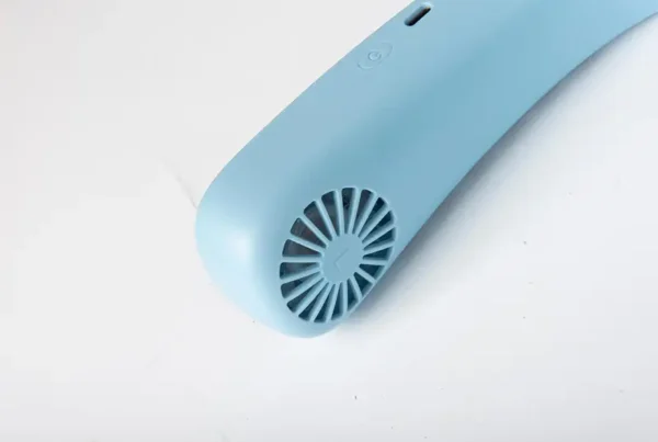 Battery Operated Neck Fan, Portable, USB, Plastic - view 2