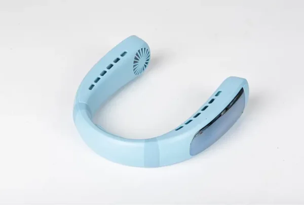 Battery Operated Neck Fan, Portable, USB, Plastic - view 3