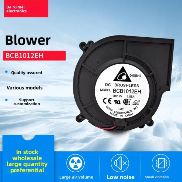 Bcb1012eh Electric Power Blower, 12V, Axial, 1.56A, Plastic - view 5
