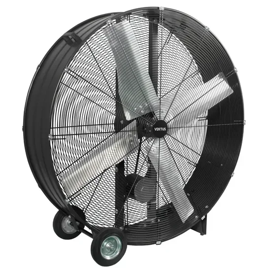 Belt Drive Drum Fan, 240 V, Electric