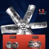 Beltdriven Industrial Axial Fan, Wall, 220, Electric - view 4