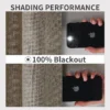 Blackout Fabric Curtain, 100%, 100% Polyester, Grommet - view 3