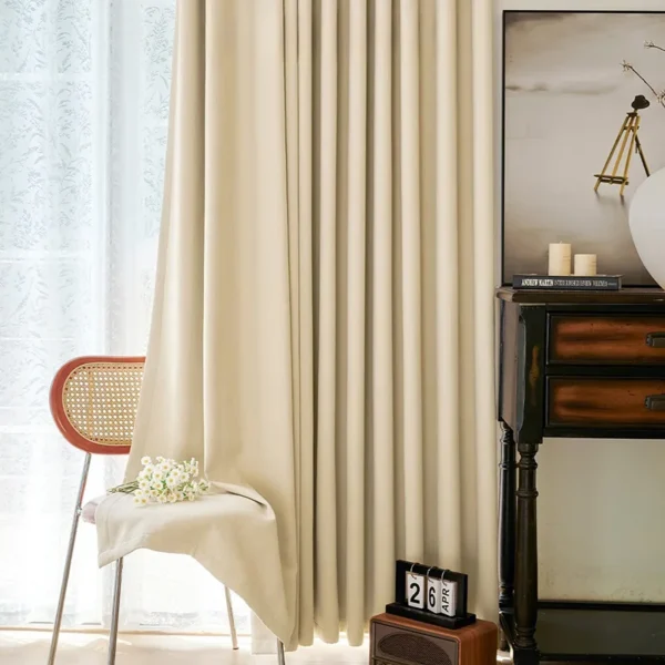 Blackout Thermal Curtain, 100%, General Pleat, YJ-SR - view 2