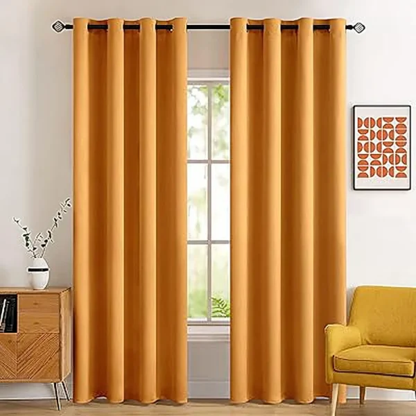 Blackout Window Curtain, Batteries And USB, Polyester - view 5
