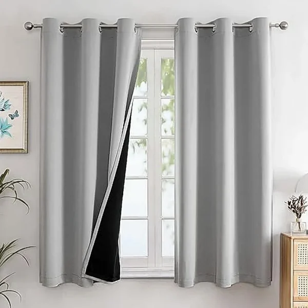 Blackout Window Curtain, Batteries And USB, Polyester - view 6