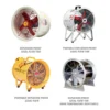 Blade Ducted Copper Motor, Aluminum, Axial - view 4