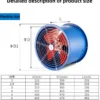 Blade Industry Piping Bracket, 500mm, 600mm, 800mmAC, Aluminum - view 5