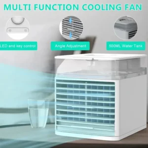 Bladeless Air Conditioner, Portable, 5-in-1, USB