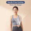 Bladeless Clip Waist Fan, USB, Brushless, Portable - view 5