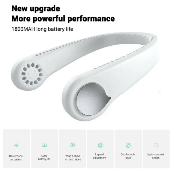 Bladeless Fan, USB, Portable - view 2