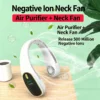 Bladeless Handheld Neck Fan, USB, Portable - view 5