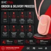 Bladeless Neck Fan, 2000mAh, Portable - view 6