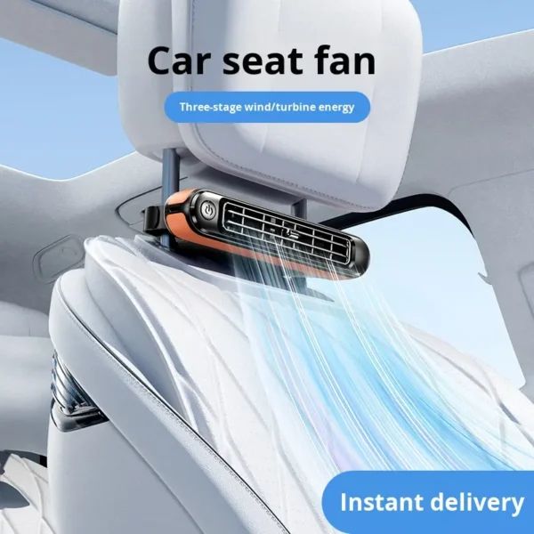 Bladeless Plastic Car Fan, X-RACING, USB - view 6