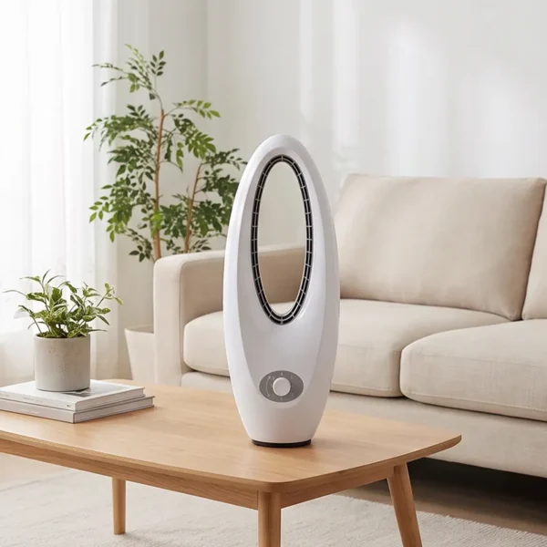 Bladeless Plastic Floor Fan, Copper, 40W - view 5