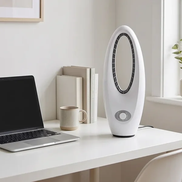 Bladeless Plastic Floor Fan, Copper, 40W - view 6