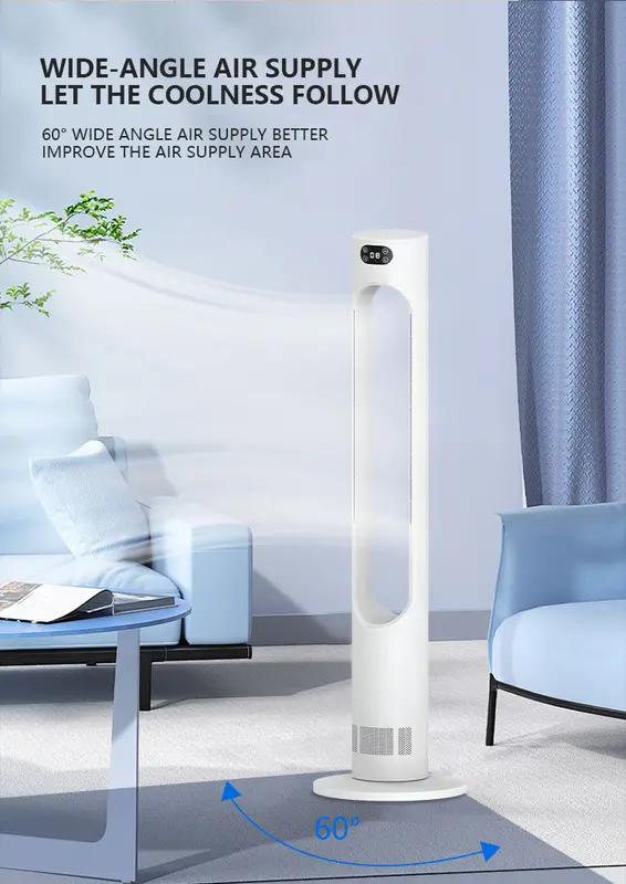 Bladeless Standing Fan, AZ1030, 10H, Brushless, 25W - view 3