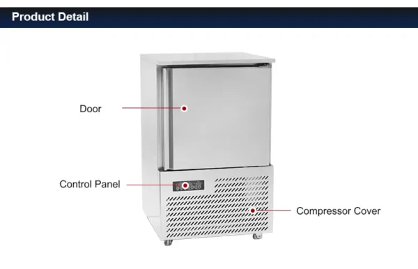 Blast Chiller, 5-Pan, 220V - view 2