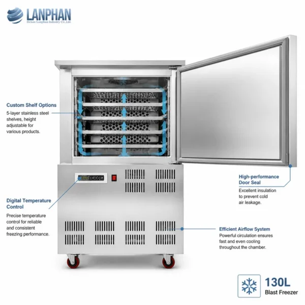 Blast Freezer, 130L, 45°C - view 3