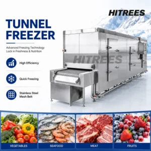 Blast Freezer, IQF, Stainless Steel 304, Tunnel Freezer