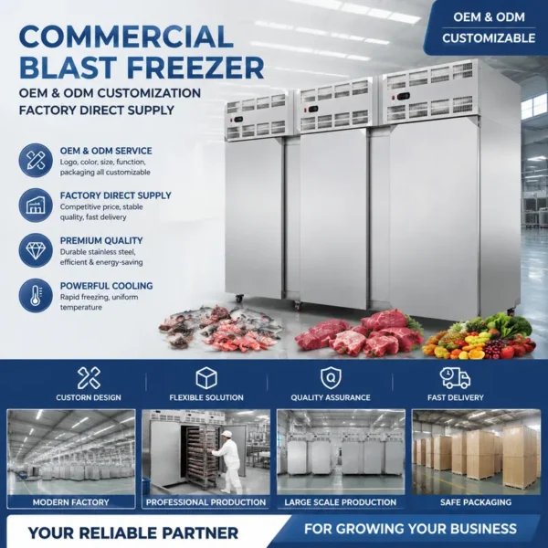 Blast Freezer, Stainless, Steel - view 3