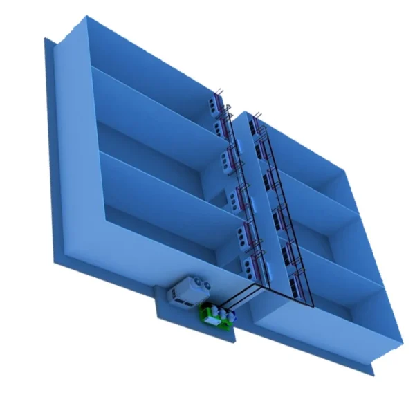 Blast Freezing Room Evaporator, 40HP, Valve - view 2