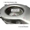 Blower, 1-8m, Brushless, Aluminum - view 4