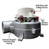 Blower, 1-8m, Brushless, Aluminum - view 5