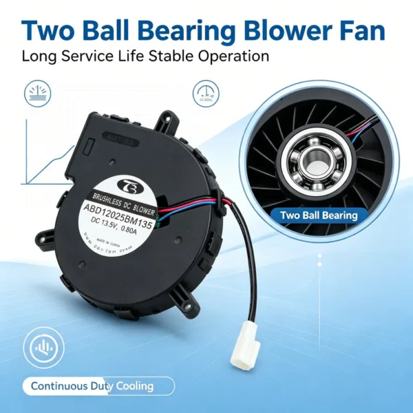Blower, 12025, 13.5V, IP68, Waterproof - view 2