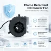 Blower, 12025, 13.5V, IP68, Waterproof - view 4