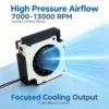 Blower, 25x25x10mm, 5V, 12V, Brushless