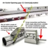 Blower, 304SS, Pneumatic, Stainless steel - view 2
