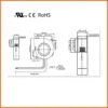 Blower, 5015, 50mm, 12v, 5v - view 6