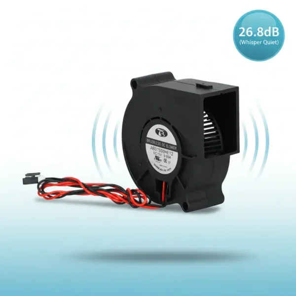 Blower, 7530, 12V, 24V, 75mm