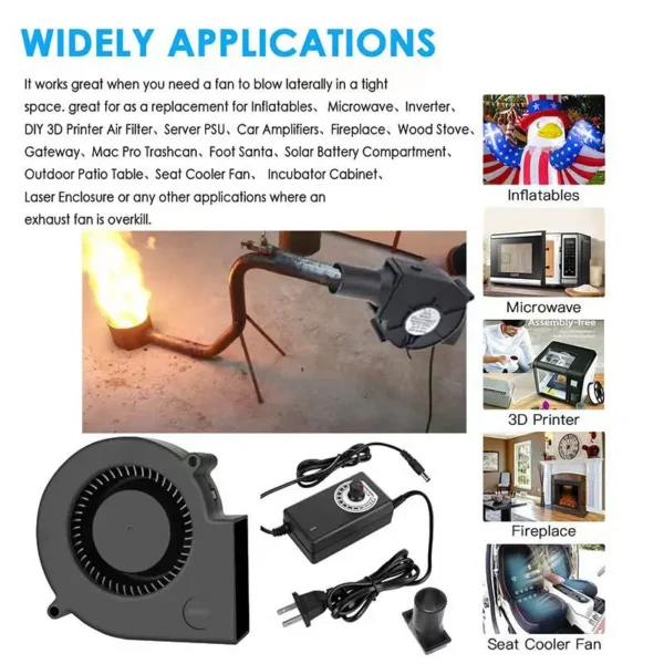 Blower, 9733, 12V, 2.7A, Portable - view 5