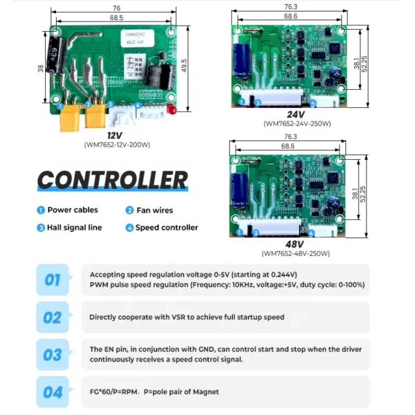 Blower, Brushless, DC 12V - view 6
