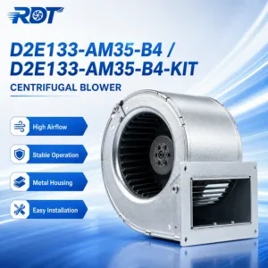 Blower, D2E133-AM35-B4, 230 V, Corded Electric