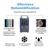 Blue Style Homeindustrial Dehumidifier, WETWELLS, 70L/D, 220V - view 3